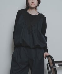 ★オトク早割ご予約★　レースネックバルーンベスト 607521 CYAN tokyo
