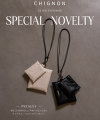 【CHIGNON御予約ノベルティーお知らせ】