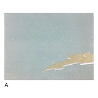 【現品限り・特価】36×45㎝　本鳥の子 手書き紋様入り 切継全体砂子　1枚売り