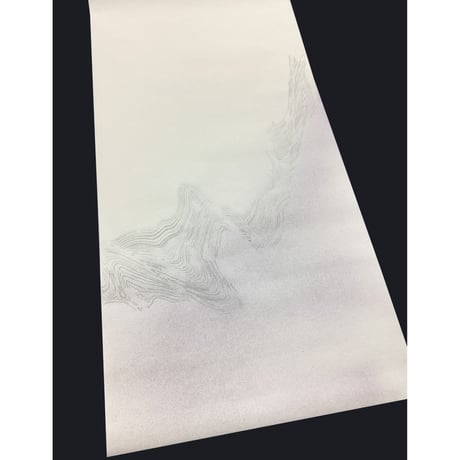 【限定】半切　むくげ　墨流し紋様　１０枚入