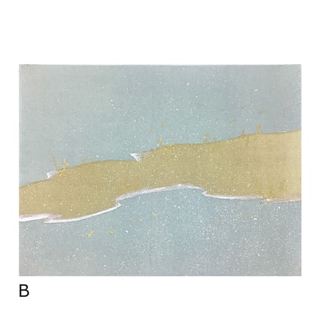 【現品限り】36×45㎝　本鳥の子 手書き紋様入り 切継全体砂子　1枚売り