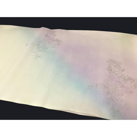 ●2尺×6尺　楮紙　２色川ボカシ銀型打切箔砂子（箱売り）（No.3500)