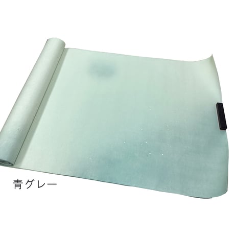 2尺×6尺　本楮紙 染全体ボカシ　金銀中小切箔（F-07）　１枚売り