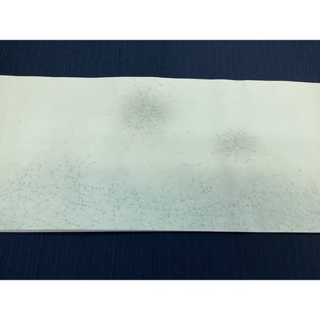 1尺×6尺　雁皮 具引 横裾特殊ぼかし ボカシ剥奪　1枚売り