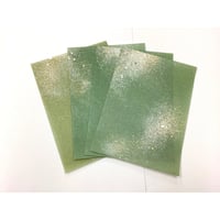 【1点のみ】18×25㎝　本鳥の子 染切箔砂子　4枚入