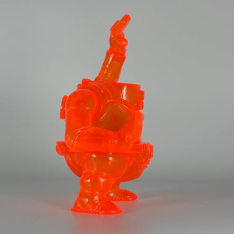 風神丸　CUBE　クリア蛍光オレンジ