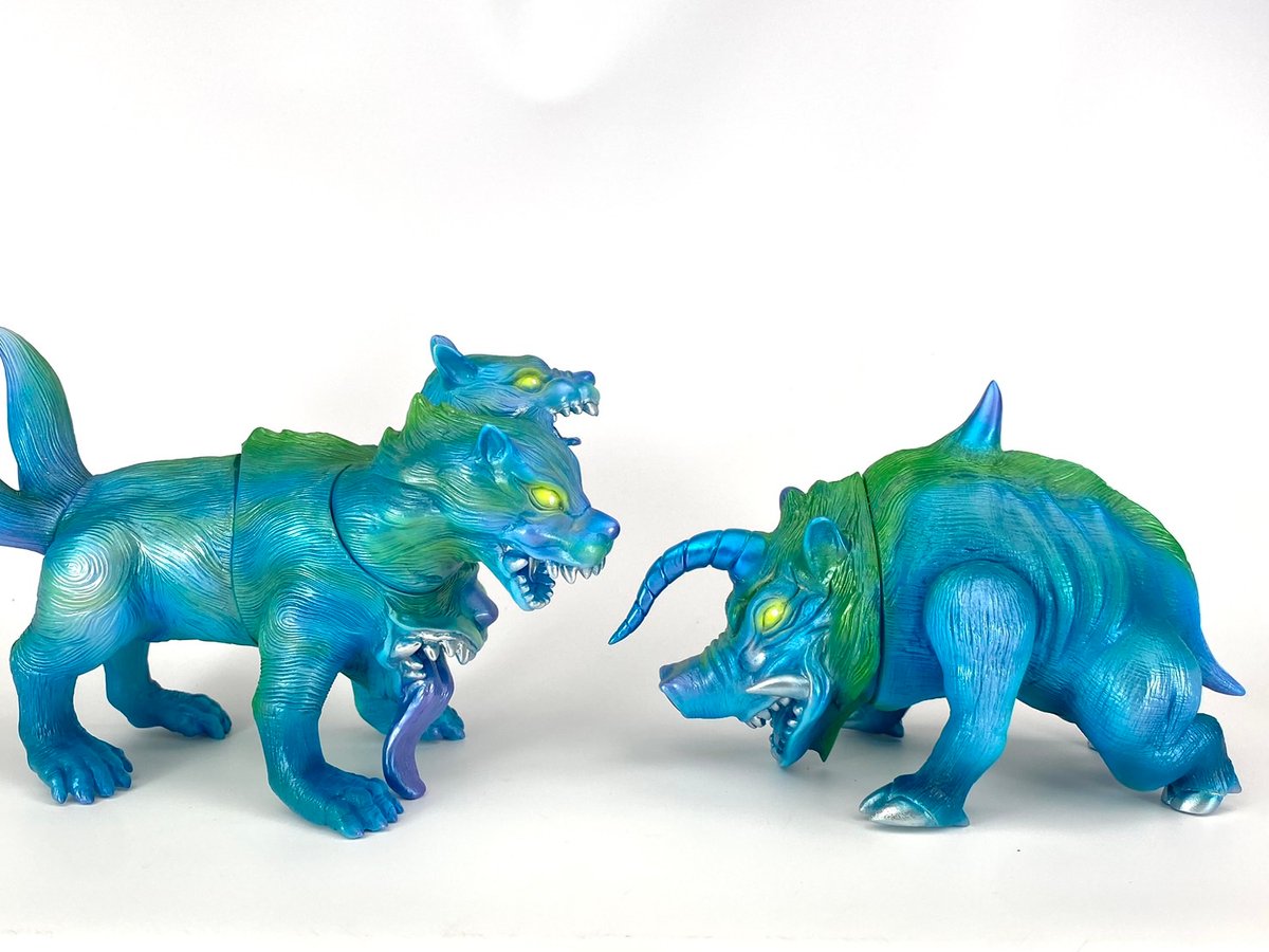 雪里の幻獣対決セット ケルベロス×イノカミ *1 OFF* | シカルナ・工房