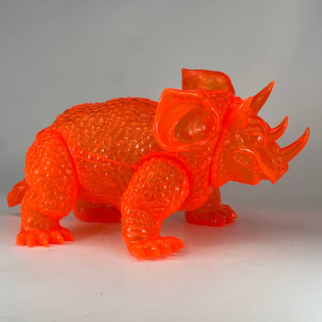 シベリアの鉄獣 世界の怪獣シリーズ　クリア蛍光オレンジ