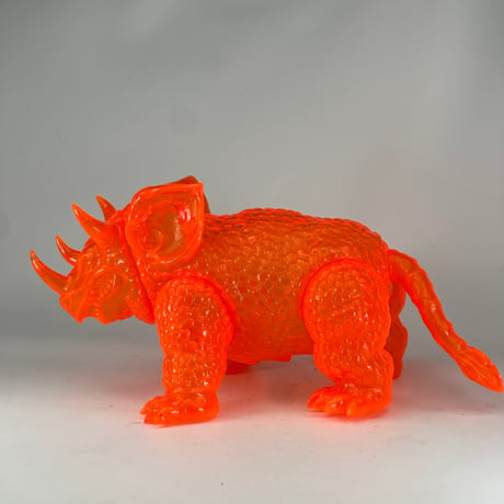 シベリアの鉄獣 世界の怪獣シリーズ　クリア蛍光オレンジ
