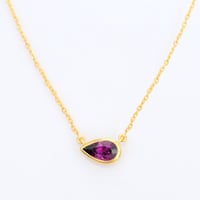 umbalite garnet vivid redネックレス