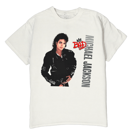 【THRIFTY LOOK】 "MICHAEL JACKSON" TEE 「BAD」
