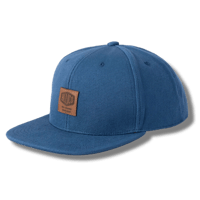BLUCO(ブルコ)  165-61-054   6パネル キャンバスキャップ -Leather patch-   NAVY