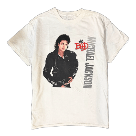 【THRIFTY LOOK】 "MICHAEL JACKSON" TEE 「BAD」