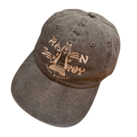 TAPPY WORKERS×RAMEN&DESTROY　CAP　OLIVE