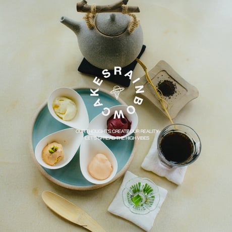 9/6（日）14:00~ 15:30  RAINBOW CAKES vegan gelato  " special set "