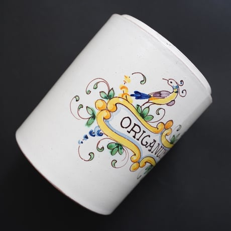 イタリア・薬草壺「ORIGANUM」オレガノ