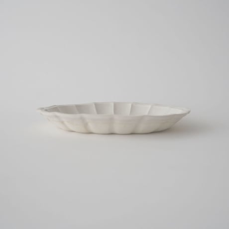 角田淳・オーバル花皿 (大)