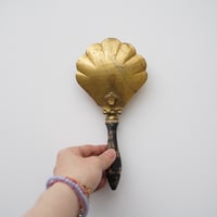 フランス・貝殻型 真鍮の灰皿