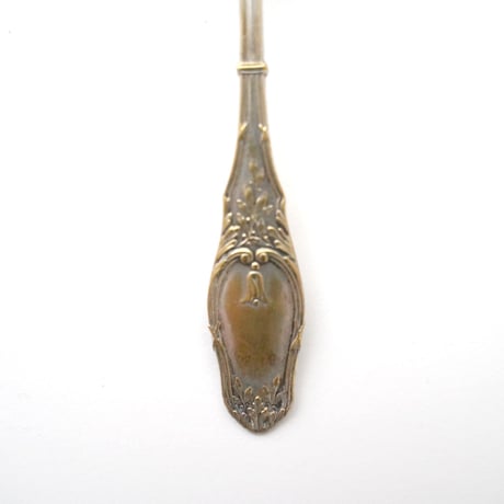 フランス・アンティーク 装飾付き穴あきレードル