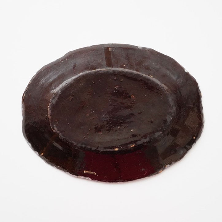 フランス・18世紀 キュノワール 花籠オーバル皿 | 黄魚オンラインショップ
