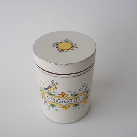 イタリア・薬草壺「ORIGANUM」オレガノ