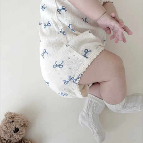 BabyGirl 半袖前開きorボディオール(1357)