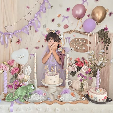 9color flower gardenキャミトリプルリボンチュールドレス(526)