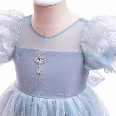 kids 雪の結晶プリンセスドレス(4165)