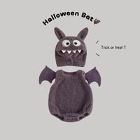 コウモリボアもこもこロンパース(2382)