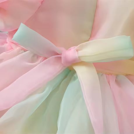 kids ゆめいろシフォンドレス(084)
