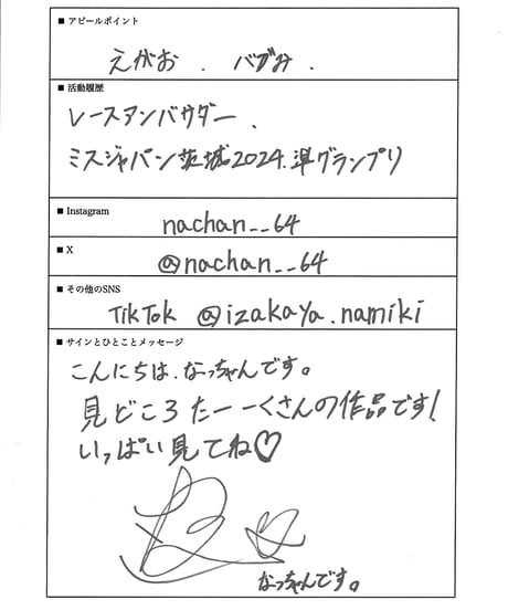 GzPressNo.1194　なっちゃんです　スマホ・タブレット対応版