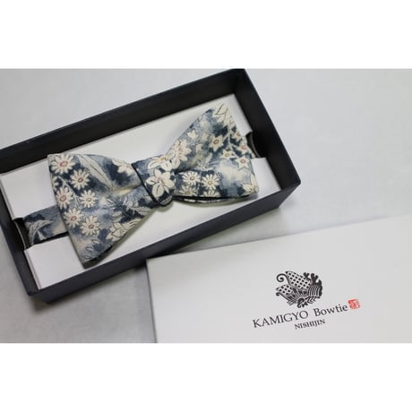 蝶ネクタイ　KIMONO fabric　型友禅 BT