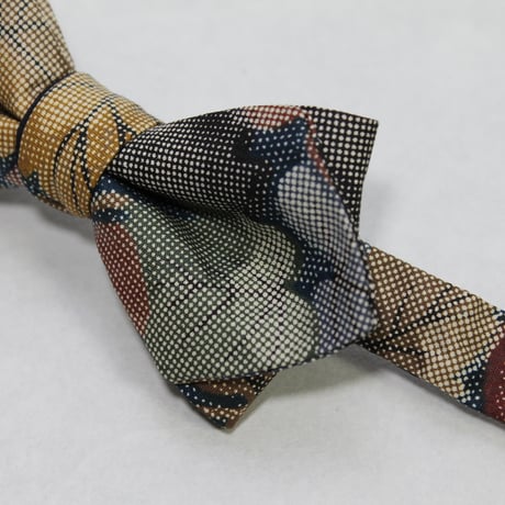 蝶ネクタイ　KIMONO fabric　大島紬　PT