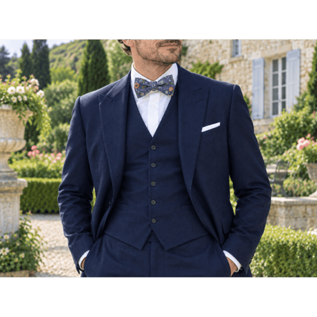 KAMIGYO Bowtie｜型友禅 Silk Bow Tie｜Japanese Craft