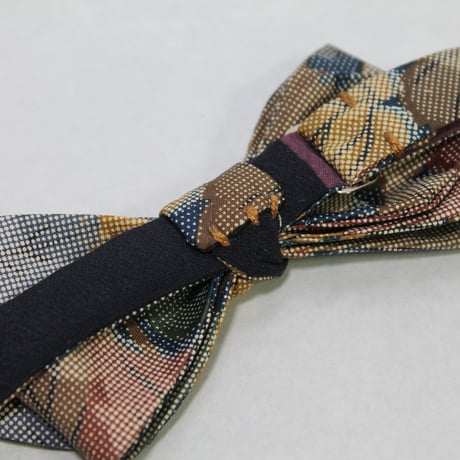 蝶ネクタイ　KIMONO fabric　大島紬　PT