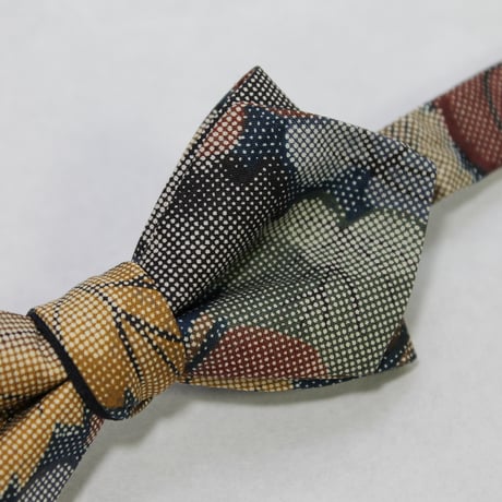 蝶ネクタイ　KIMONO fabric　大島紬　PT