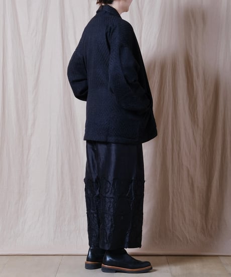 【BUNON】 Khadi Wool Aurora Embroidery Blouson