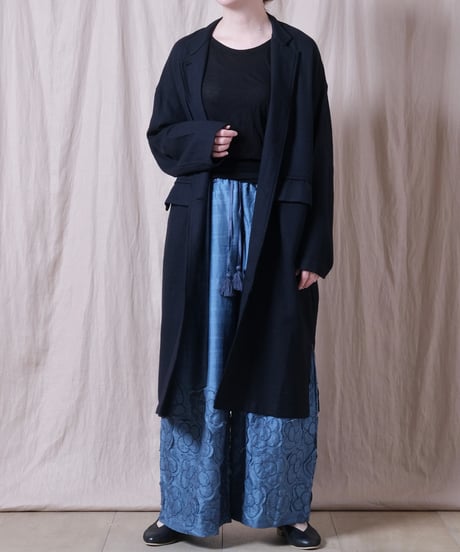 【TISSU】ウールジョーゼット ワークコート/TS263CO073