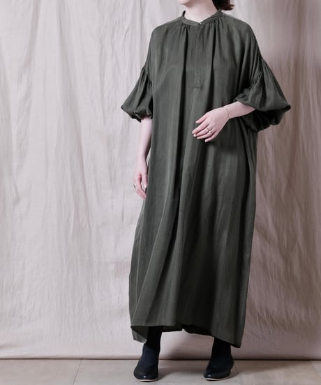 【suzuki takayuki】puff-sleeve dress