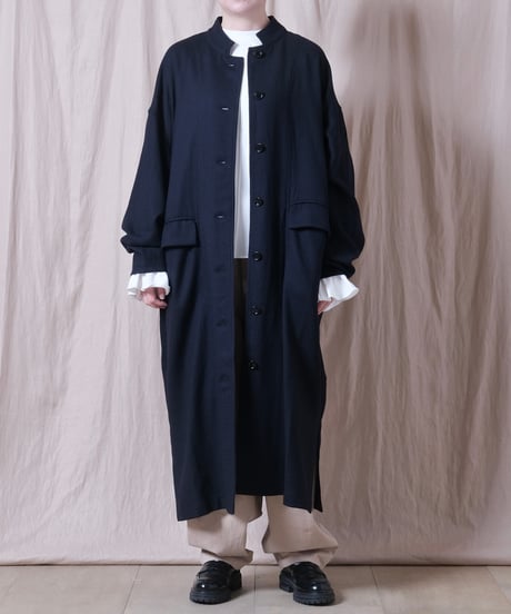 【TISSU】ウールジョーゼット ワークコート/TS263CO073