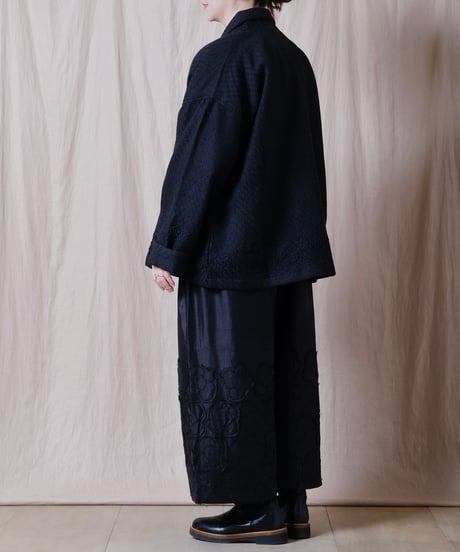 【BUNON】 Khadi Wool Aurora Embroidery Blouson