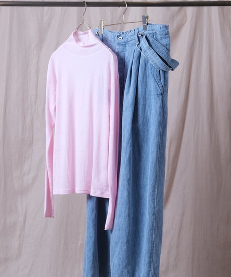 【TISSU】シアーハイツイストフライス　タートルネックプルオーバー/TS263CT092