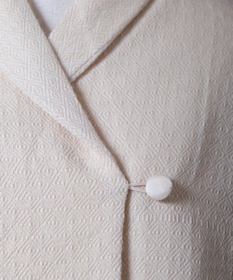 【BUNON】 Khadi Wool Aurora Embroidery Blouson