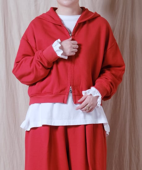 【TISSU】カセントラル裏毛 W ZIPパーカー/TS263CT079