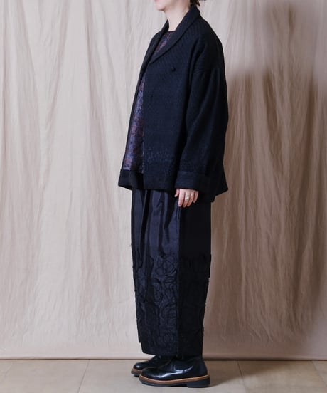 【BUNON】 Khadi Wool Aurora Embroidery Blouson