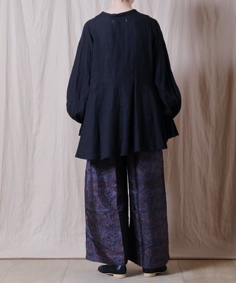 【BUNON】Embroidery Tuck pants