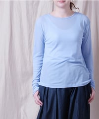【TISSU】シアーハイツイストフライス　クルーネックプルオーバー/TS263CT092