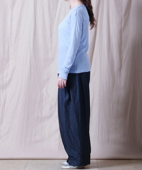 【TISSU】シアーハイツイストフライス　クルーネックプルオーバー/TS263CT092