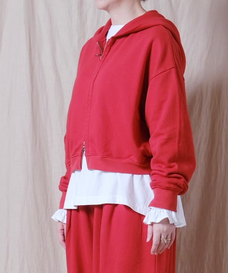 【TISSU】カセントラル裏毛 W ZIPパーカー/TS263CT079