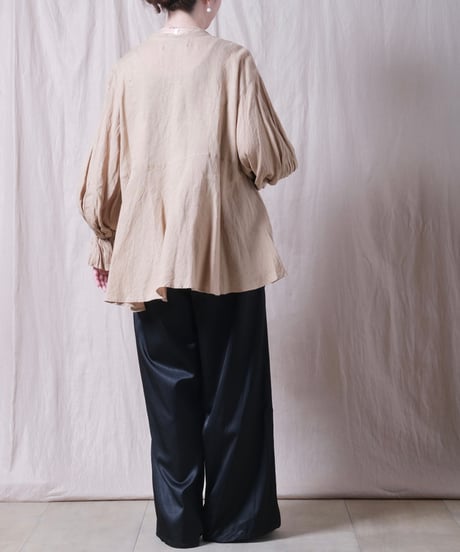 【suzuki takayuki】bouffant-sleeve blouse